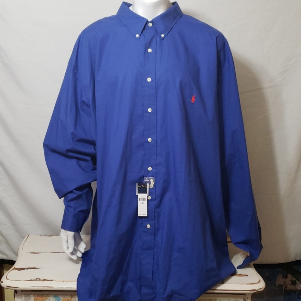 SOLD Nwt 5XLT Ralph Lauren dress shirt - Picture 1 of 8